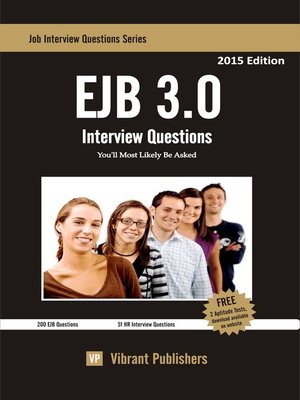 cover image of EJB 3.0 Interview Questions You'll Most Likely Be Asked